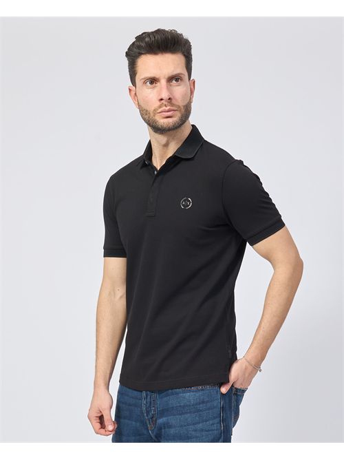 Polo Armani Exchange slim fit in piqué elasticizzato ARMANI EXCHANGE | 8NZF91-ZJ81Z1200